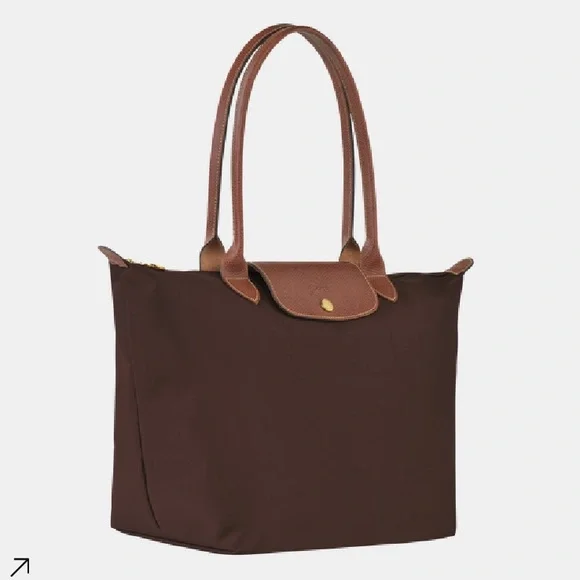Longchamp Le Pliage Brown Tote Bag - Picture 2 of 6